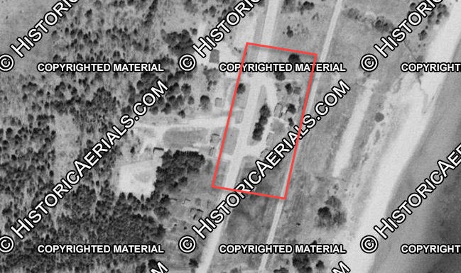 Paners Motel - 1958 Aerial (newer photo)